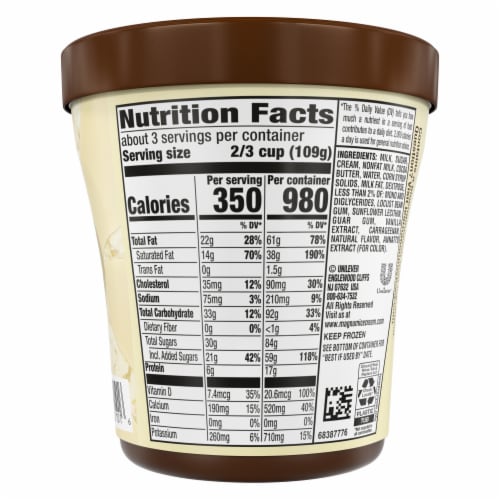 Magnum® White Chocolate Vanilla Ice Cream Perspective: left