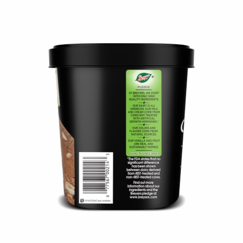Breyers Layered Dessert S'Mores Frozen Dairy Dessert Tub Perspective: left