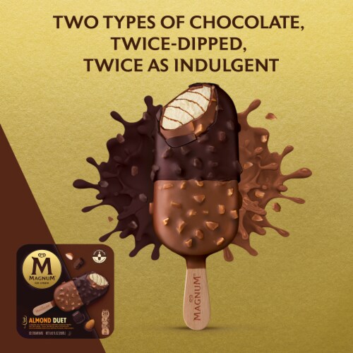 Magnum Almond Duet Ice Cream Bars Perspective: left