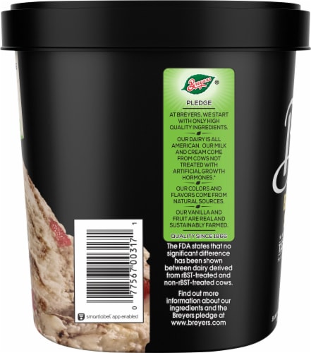 Breyer's Banana Split Ice Cream Perspective: left