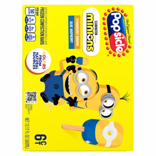 Popsicle Frozen Confection Bars Minion Perspective: left