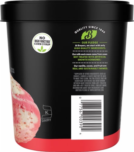 Breyers® Good Humor® Strawberry Shortcake Ice Cream Tub Perspective: left