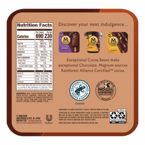 Magnum Almond Ice Cream Bars Perspective: left