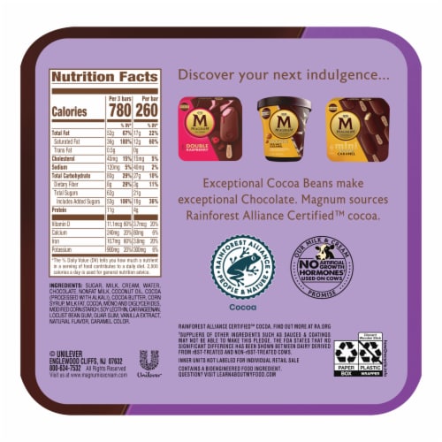 Magnum Double Chocolate Ice Cream Bars Perspective: left