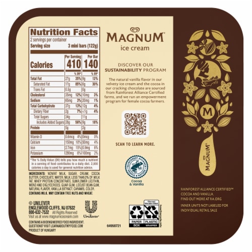Magnum Mini Ice Cream Bars Classic Perspective: left