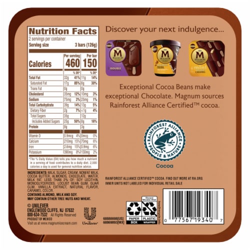 Magnum Mini Almond Ice Cream Bars Perspective: left