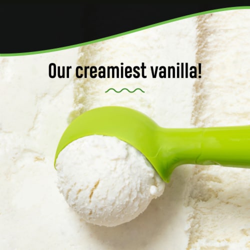 Breyers Extra Creamy Vanilla Frozen Dairy Dessert Tub Perspective: left