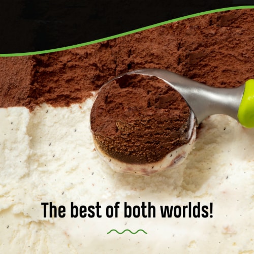 Breyers Vanilla Chocolate Ice Cream Tub Perspective: left