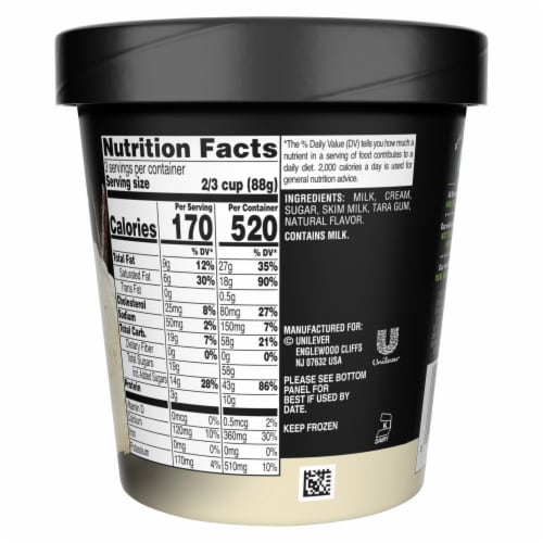 Breyers Natural Vanilla Ice Cream Perspective: left