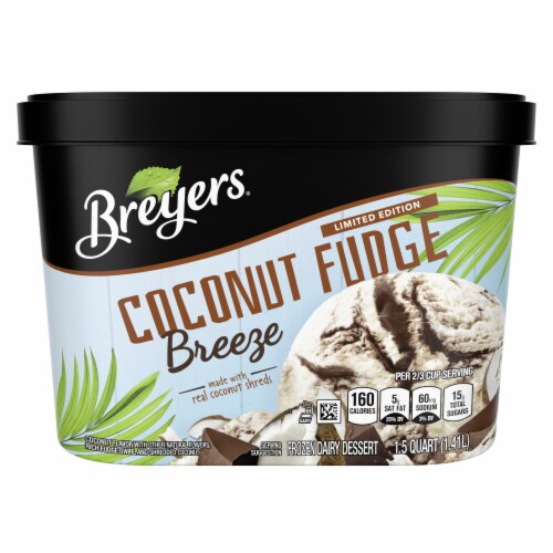 Breyers Frozen Peppermint Hot Chocolate Ice Cream Perspective: left