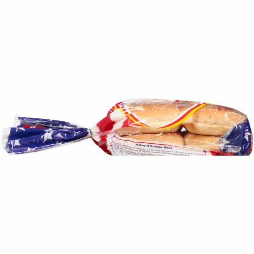 Sunbeam Sesame Seed Hamburger Buns Perspective: left