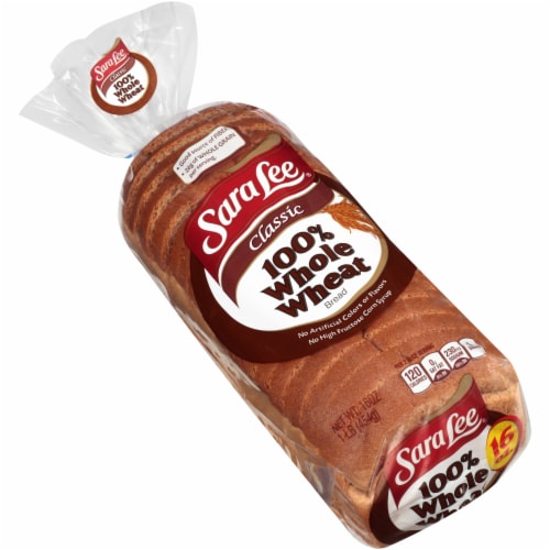 Sara Lee Classic 100% Whole Wheat Bread Perspective: left