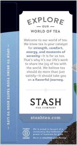 Stash Double Bergamot Earl Gray Black Tea Perspective: left
