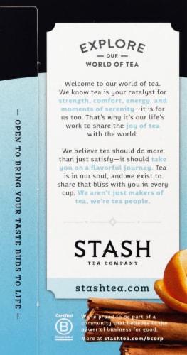 Stash Caffeine Free Licorice Spice Herbal Tea Perspective: left