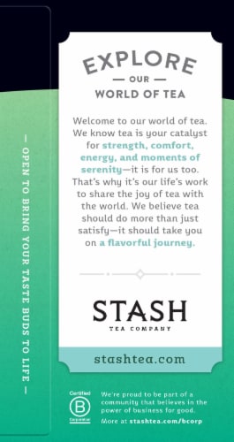 Stash Moroccan Mint Green Tea Perspective: left