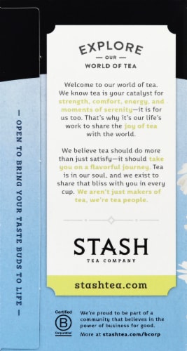Stash Chamomile Nights Herbal Tea Perspective: left
