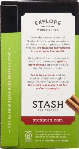Stash Chai Green Tea Perspective: left