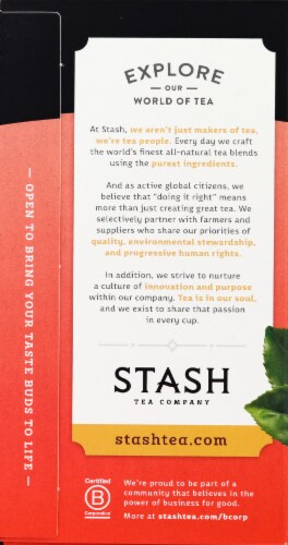 Stash Peach Black Tea Perspective: left