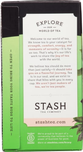 Stash Decaf Premium Green Tea Perspective: left