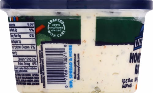 Litehouse™ Homestyle Ranch Dip & Spread Perspective: left