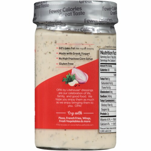 Opa by Litehouse Ranch Greek Yogurt Dressing Perspective: left
