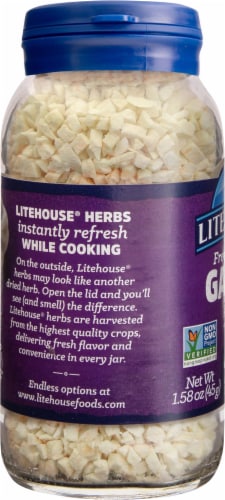 Litehouse™ Freeze Dried Garlic Perspective: left