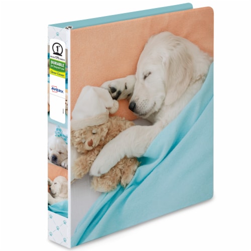 Avery Furry Friends Binder - Assorted Perspective: left