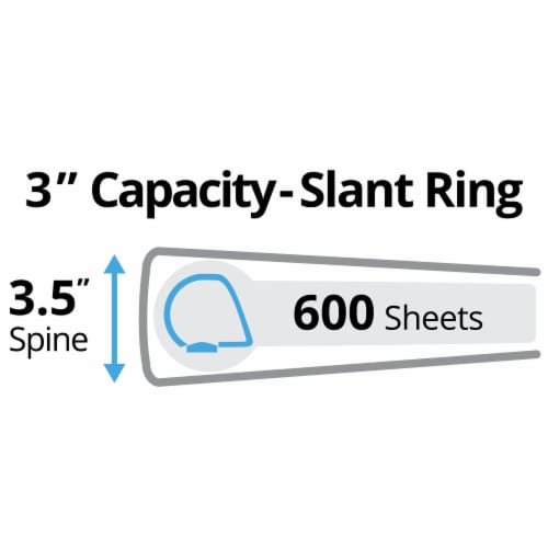 Avery® Durable Binder - White Perspective: left