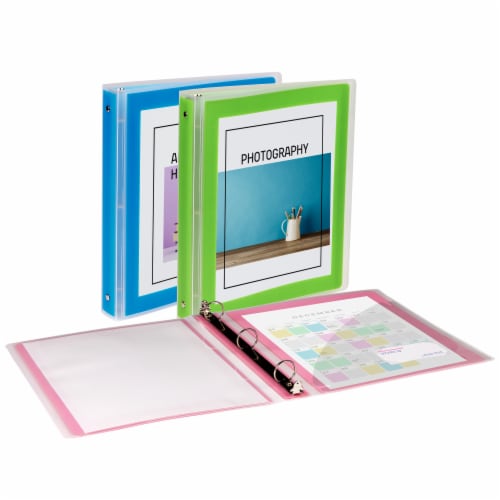 Avery® Flexi-View Fashion 1 Inch Binder - Colors May Vary Perspective: left