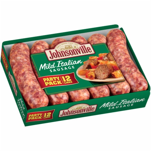 Johnsonville® Mild Italian Sausages Party Pack Perspective: left