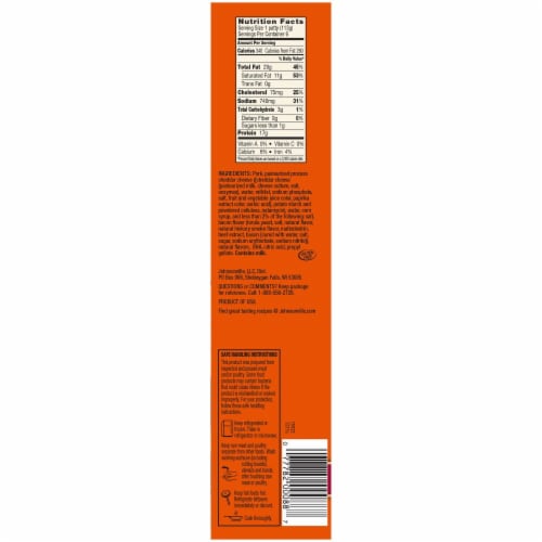 Johnsonville® Grillers™ Cheddar Cheese & Bacon Flavored Patties Perspective: left