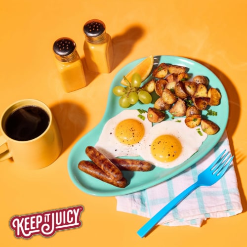 Johnsonville® Vermont Maple Syrup Fully Cooked Breakfast Sausage Links Perspective: left