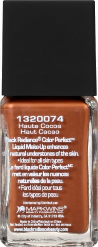 Black Radiance Color Perfect Haute Cocoa Liquid Makeup Perspective: left