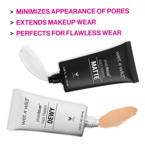 Wet n Wild® Photo Focus™ Matte Face Primer Perspective: left