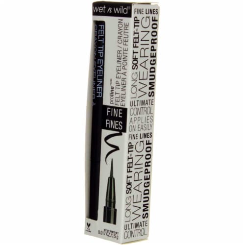 Wet n Wild® ProLine® Felt Tip Eyeliner - Black 875 Perspective: left