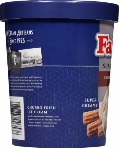 Fatboy® Churro Fried Ice Cream Tub Perspective: left