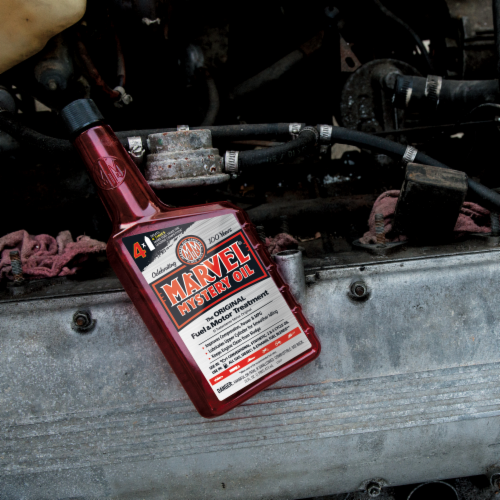 Marvel® Mystery Oil Ultimate Engine Protection Perspective: left