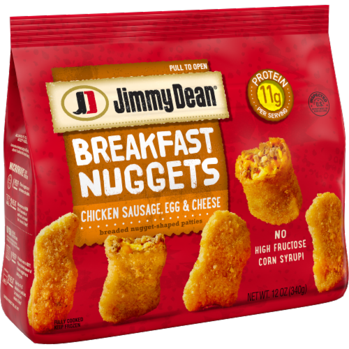 Jimmy Dean® Chicken Sausage Egg & Cheese Breakfast Nuggets Perspective: left