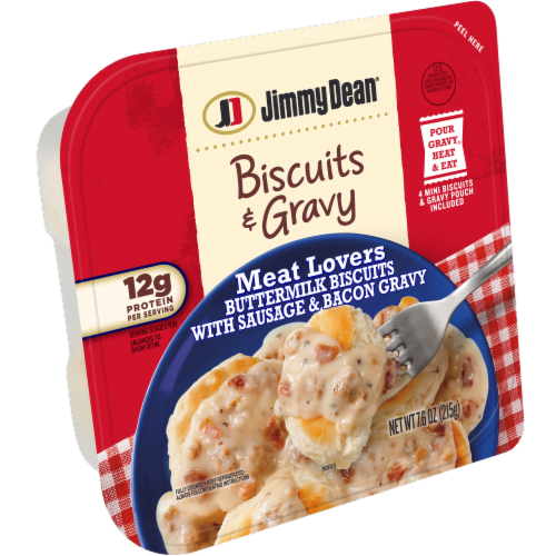 Jimmy Dean® Biscuits & Gravy Meat Lovers Perspective: left