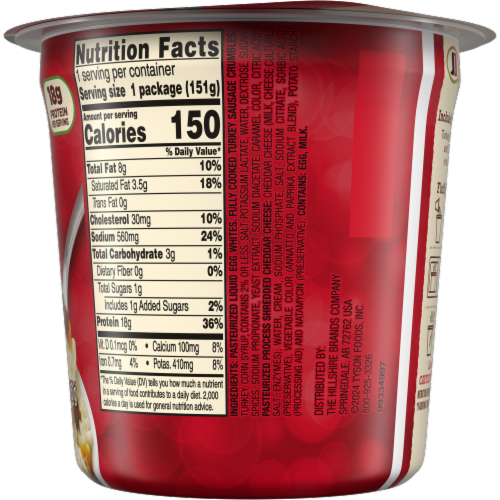 Jimmy Dean Simple Scrambles Turkey Sausage Perspective: left