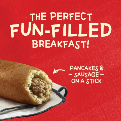 Jimmy Dean® Original Pancakes & Sausage on a Stick Frozen Breakfast Perspective: left