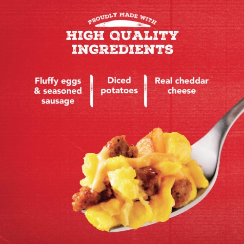Jimmy Dean® Sausage Egg & Cheese Frozen Breakfast Bowl Perspective: left
