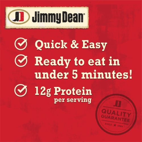 Jimmy Dean® Sausage Egg and Cheese Biscuit Frozen Breakfast Sandwich Perspective: left