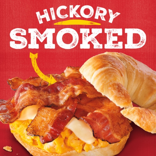 Jimmy Dean Fully-Cooked Bacon Hickory Smoked Perspective: left