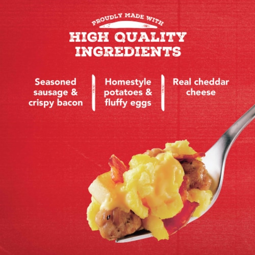 Jimmy Dean® Meat Lovers Frozen Breakfast Bowl Perspective: left