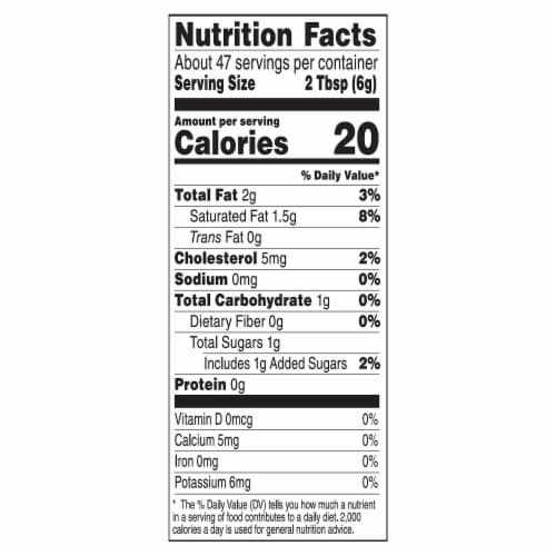 President Creamy Gourmet Whipped Cream Dessert Topping Perspective: left