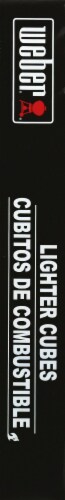 Weber Lighter Cubes - White Perspective: left