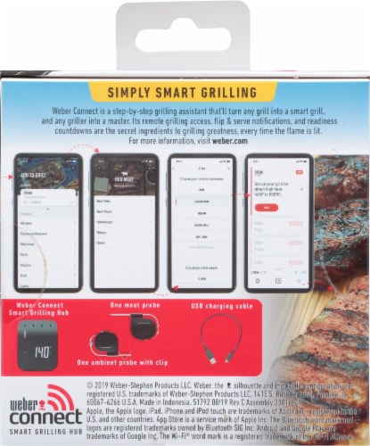 Weber Connect Smart Grilling Hub Grill Accessory Perspective: left
