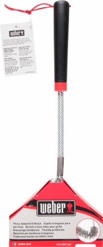 Weber Three-Sided Grill Brush Perspective: left
