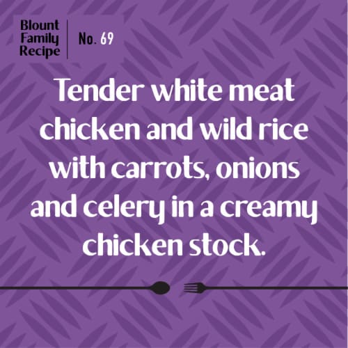Blount's Family Kitchen Creamy Chicken & Wild Rice Soup Cup Perspective: left